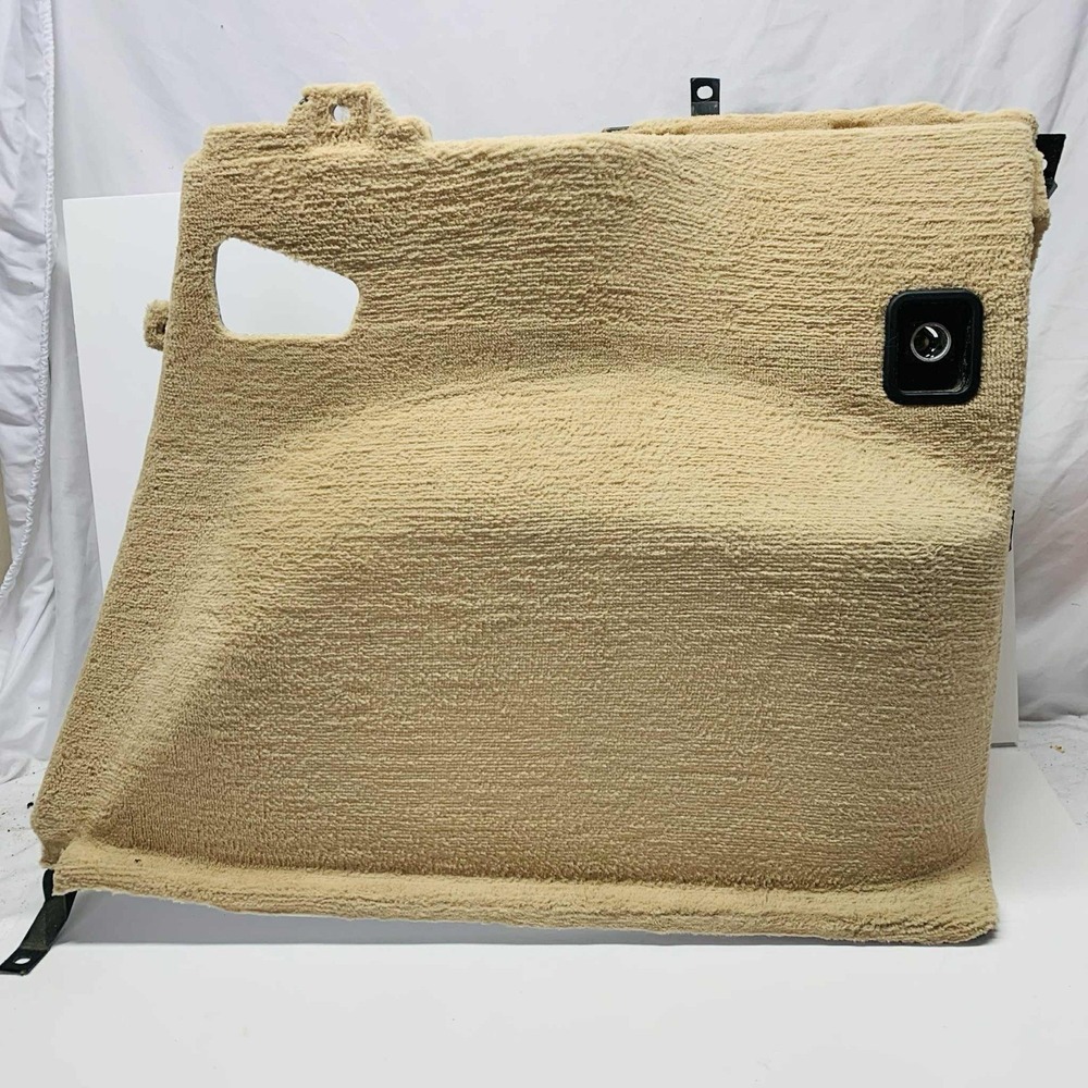 2004-2010 BMW X3 REAR TRUNK SIDE COVER BEIGE‎ CARPET TRIM MOLDING OEM PASSENGER